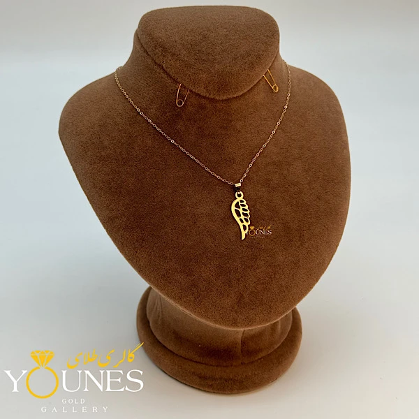 آویز بال مینیمال طلا لیزری